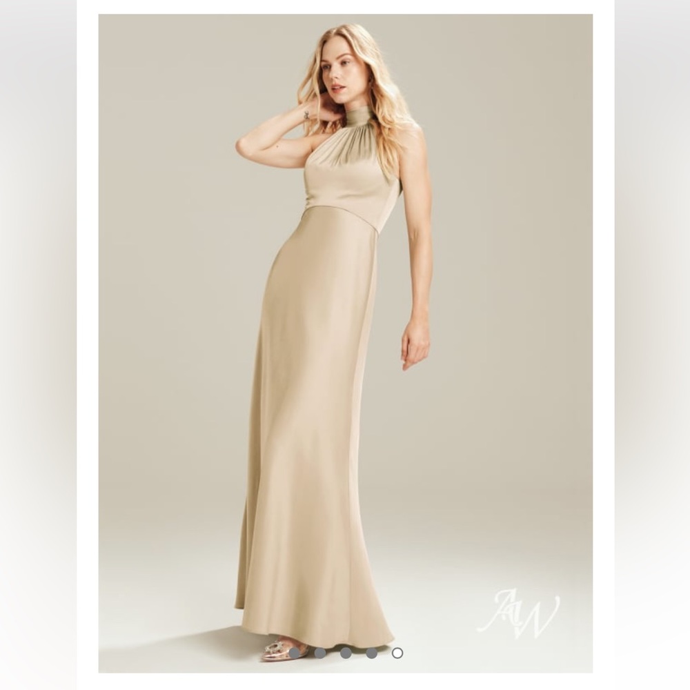 Champagne bridesmaid dress